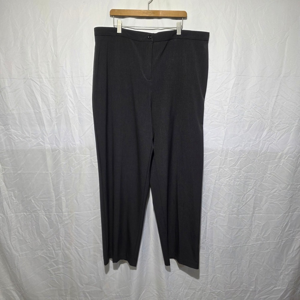 Briggs New York Womens Size 18 Brown  Straight Leg Dress Pants Trousers Workwear